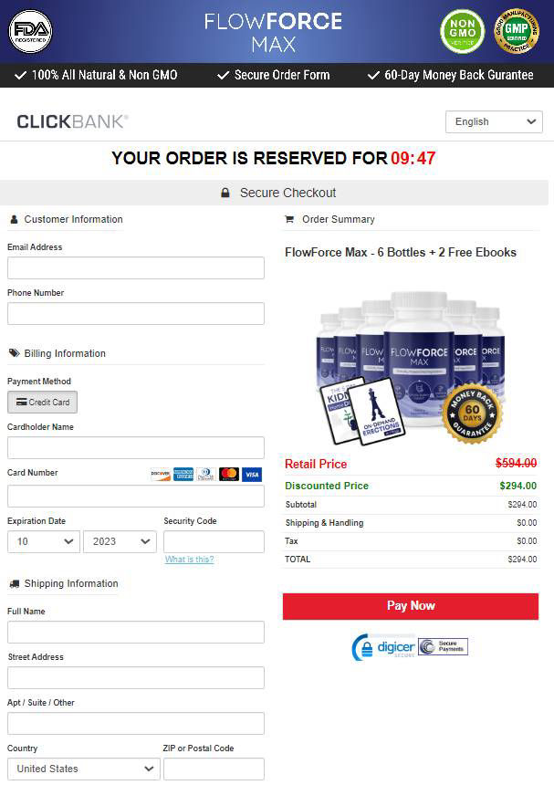 ProstaVive - Secure checkout